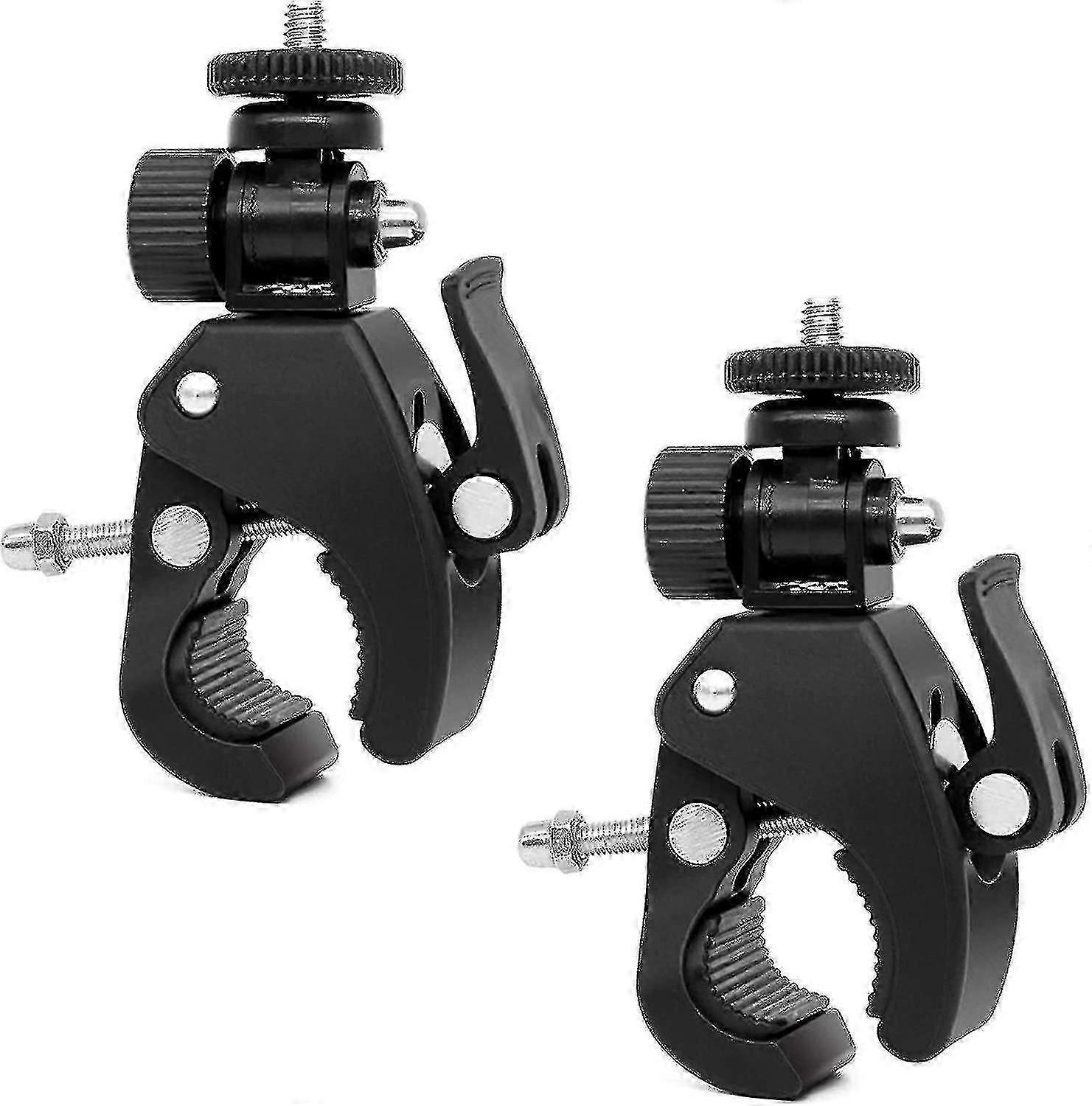 Clamp For Cameras 2 Pieces Multifunctional Double Ball Adapter With Bottom Clamp