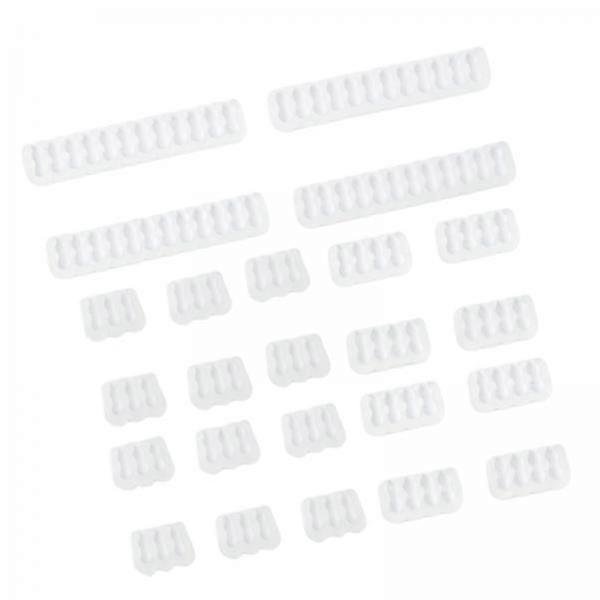 5x Cable Management Kit for Various Devices - 24 Pieces