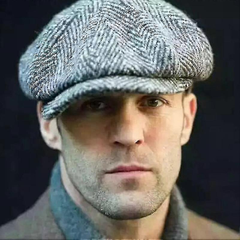 Wool Golf Beret Hat for Driving, Winter Warm Unisex Flat Cap