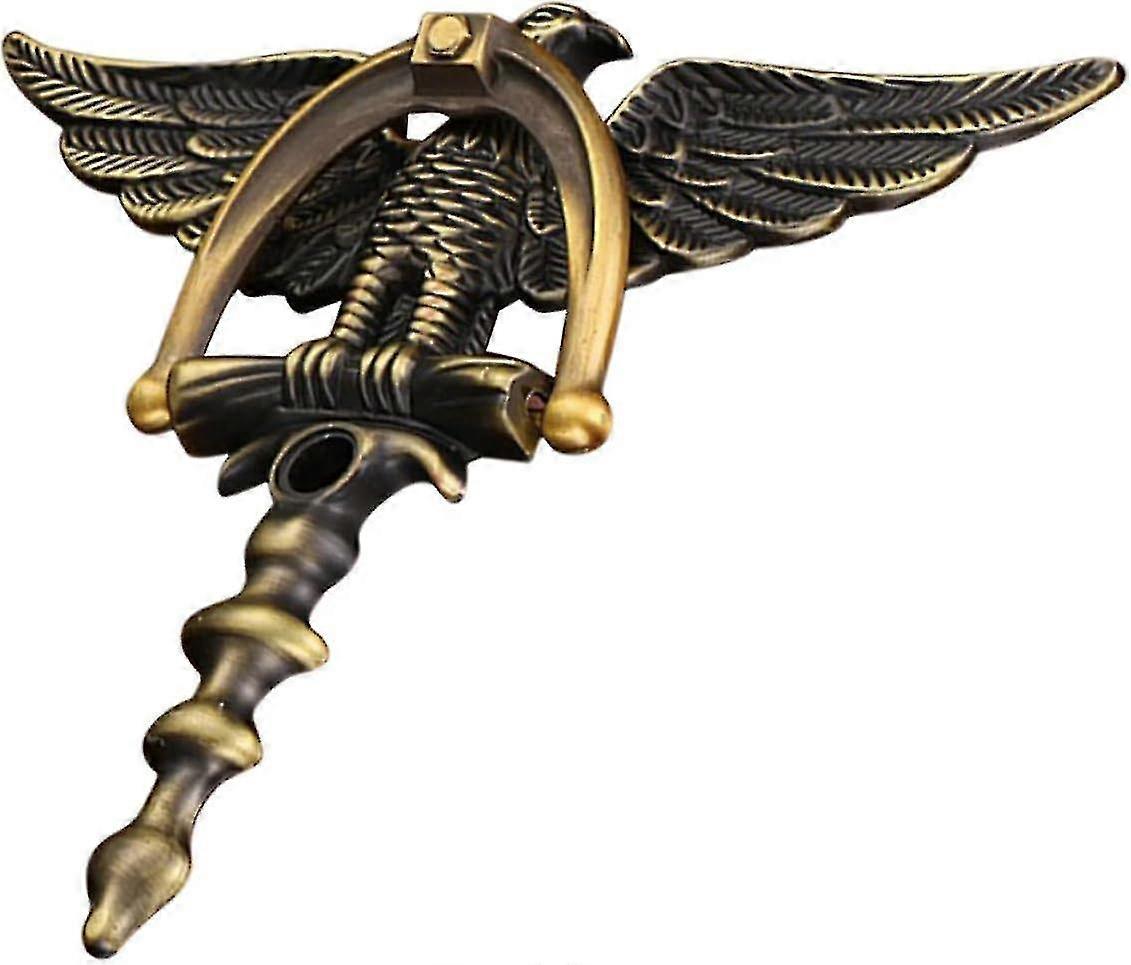 Door Knocker with Peephole Viewer and Eagle Handle - Suitable for Home, Gate, Cabinet