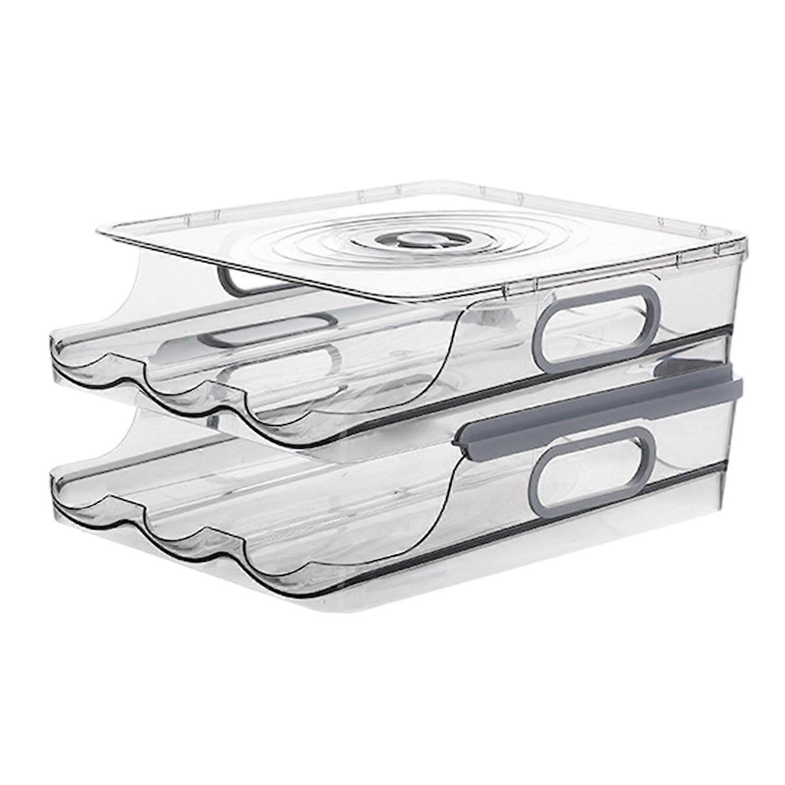 Automatic Rolling Eggs Holder, Pantry Organization, Egg Tray, Roll Down Egg