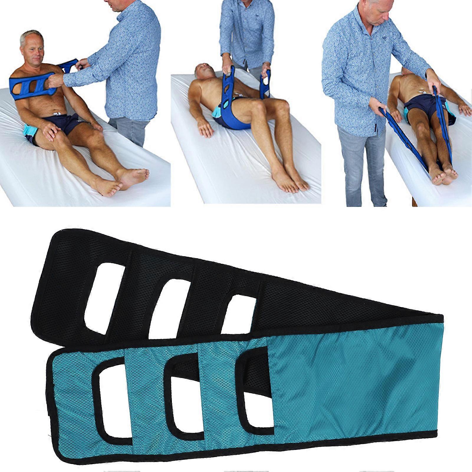 Bed Transfer Nursing Sling Accessory Multi Purpose Elderly Safety Lifting Aids with Padded Handle Green 