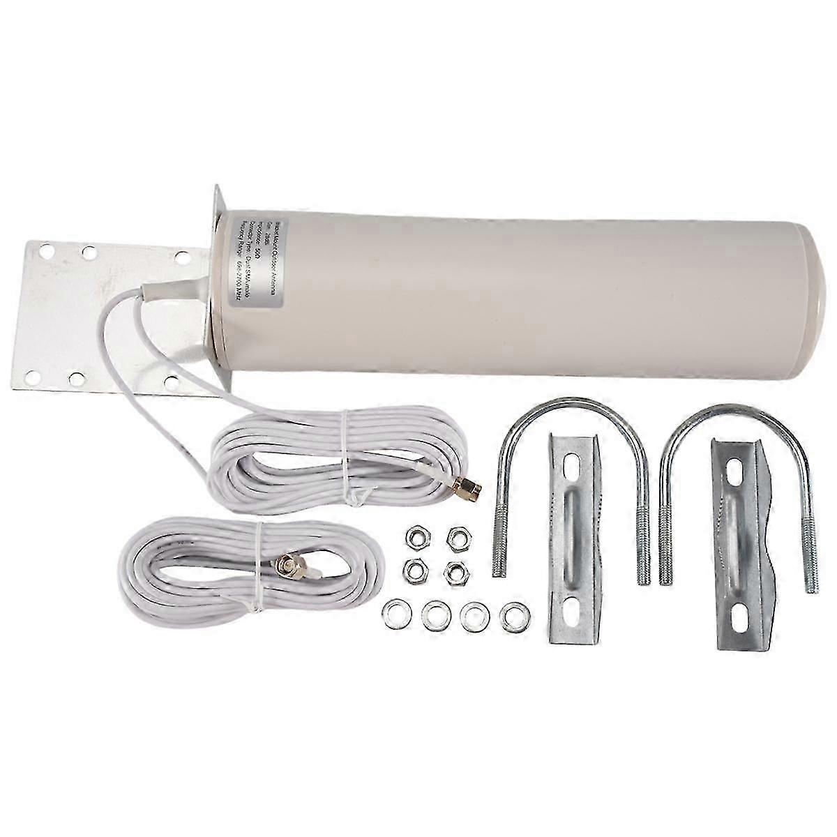 واي فاي هوائي 4G LTE أنتينا SMA 12dBi أومني antenne ذكر 5 متر كابل مزدوج 2.4 جيجا هرتز SMA ذكر لأجهزة التوجيه B315 E8372 E3372 ZTE