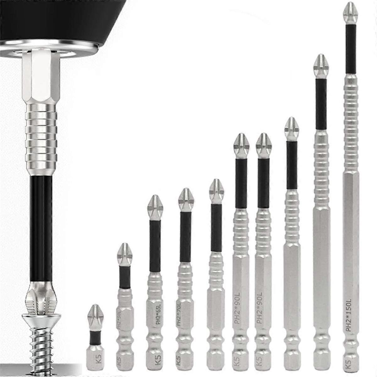 High Magnetic Screwdriver Drill Bit Set, Strong Magnetic Durability Screwdriver Drill Bit Set,Elect