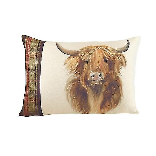 Evans Lichfield Hunter Highland Cow Cushion Cover