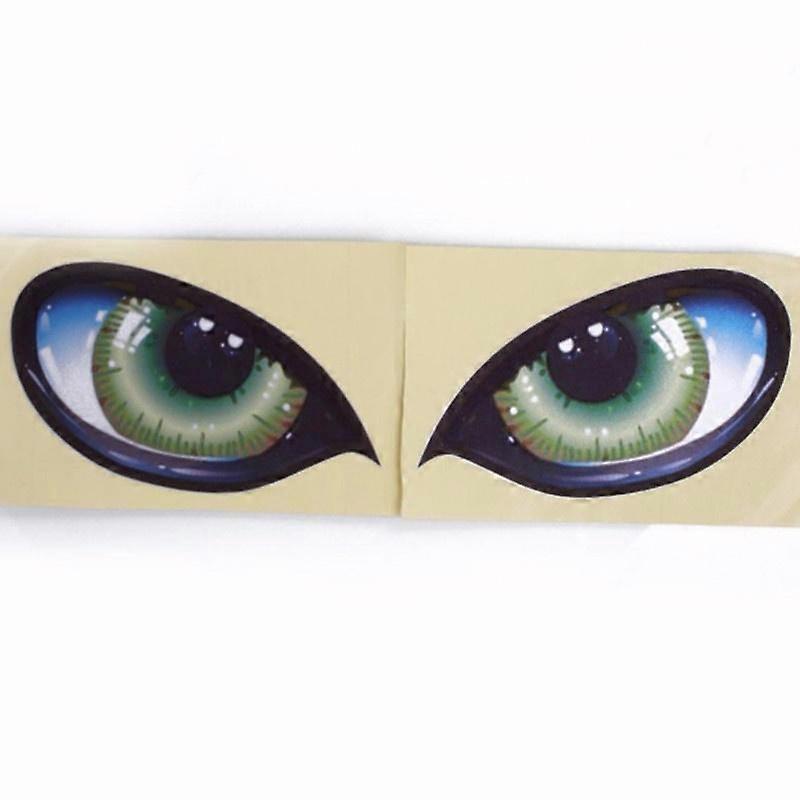 3D Stereo Reflective Cat Car Auto Side Sticker Fender Eye Adhesive Creative Rearview Mirror Decal