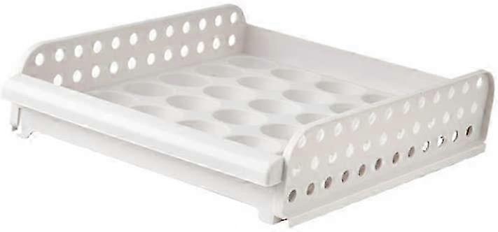 Plastic Egg Holder for Fridge, PP, Single Layer, 33x26.5x14.3cm