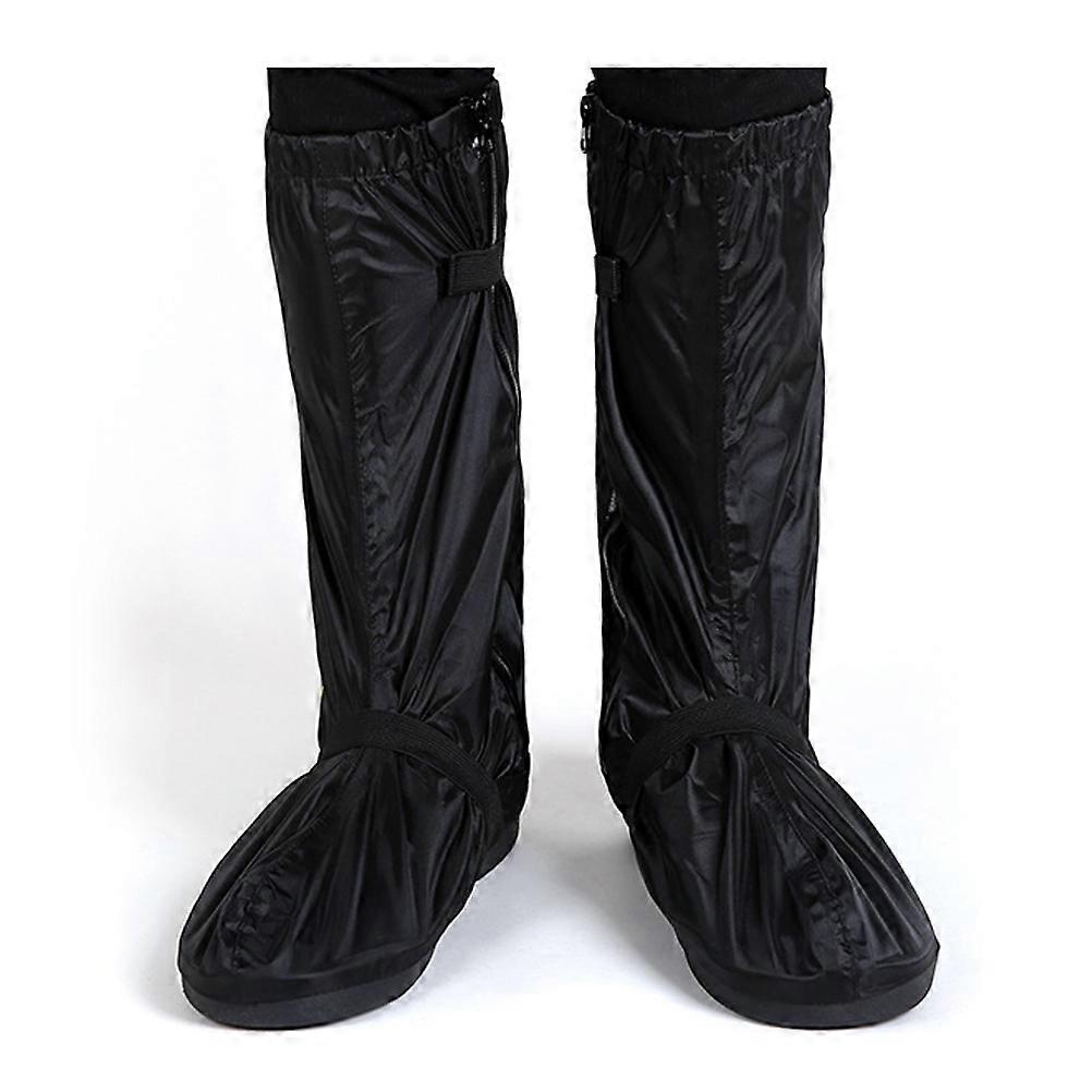 أغطية أحذية حذاء مطري مقاومة للماء قماش أكسفورد تصميم عاكس للرجال والنساء مقاس M 1 زوج