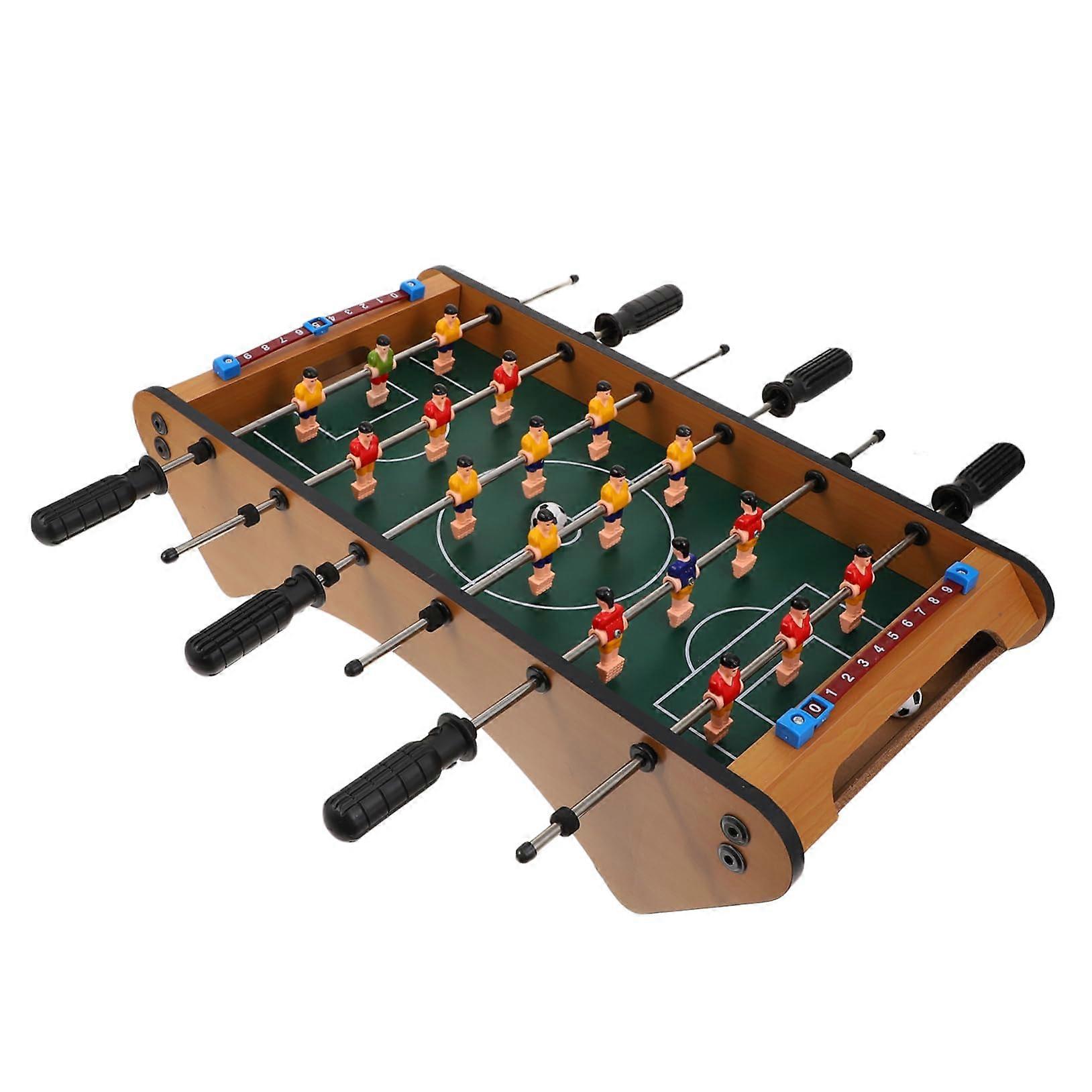 1 piece table football game for adults creative desktop robust and durable for indoors promotes motor skills and concentration or on the go Ref: 9104