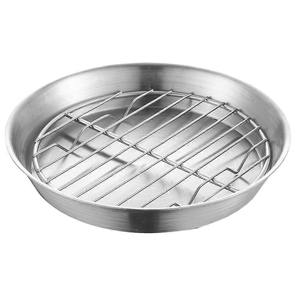 1 ensemble de plaque de gril en acier inoxydable avec grille à mailles Grille d’affichage des aliments Plaque de cuisson Plaque de cuisson Plaque de cuisson