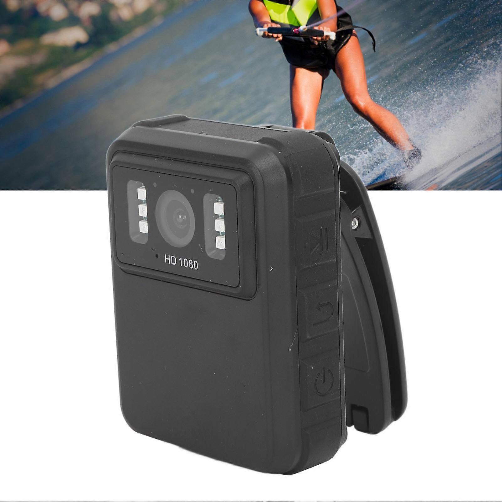 2K Ultra HD Camera Waterproof Large Wide Angle Sports Back Clip Camera Multi Function Recorder 