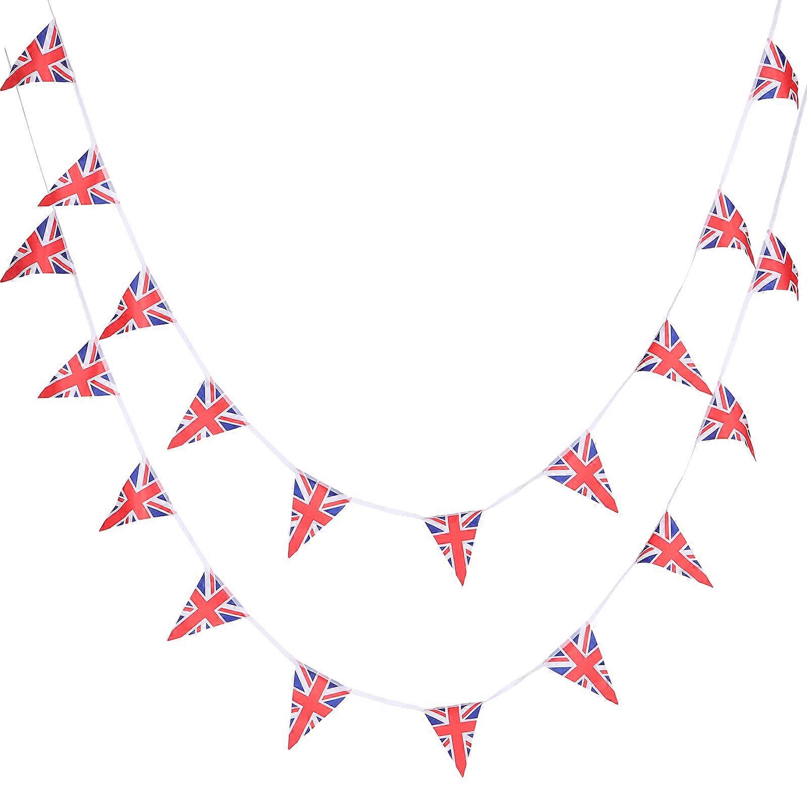 Mi Zi Triangle Flag Bunting for Sports Events Decoration 5 Meter