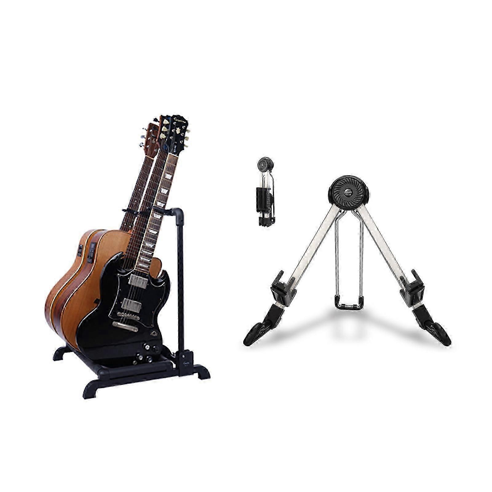 Ggs12 Multi Gitarren Rack Ständer Faltbar Ggs03 Gitarrenständer Elektrisch Akustik Bodenständer