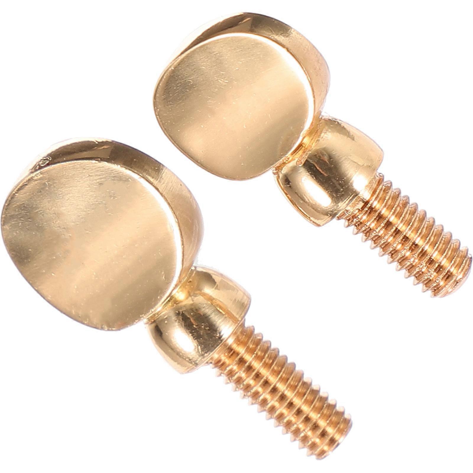 Alto Sax Sax Screws Simple and Elegant Performance Copper 2.60X1.30X0.60CM Replacement 2Pcs