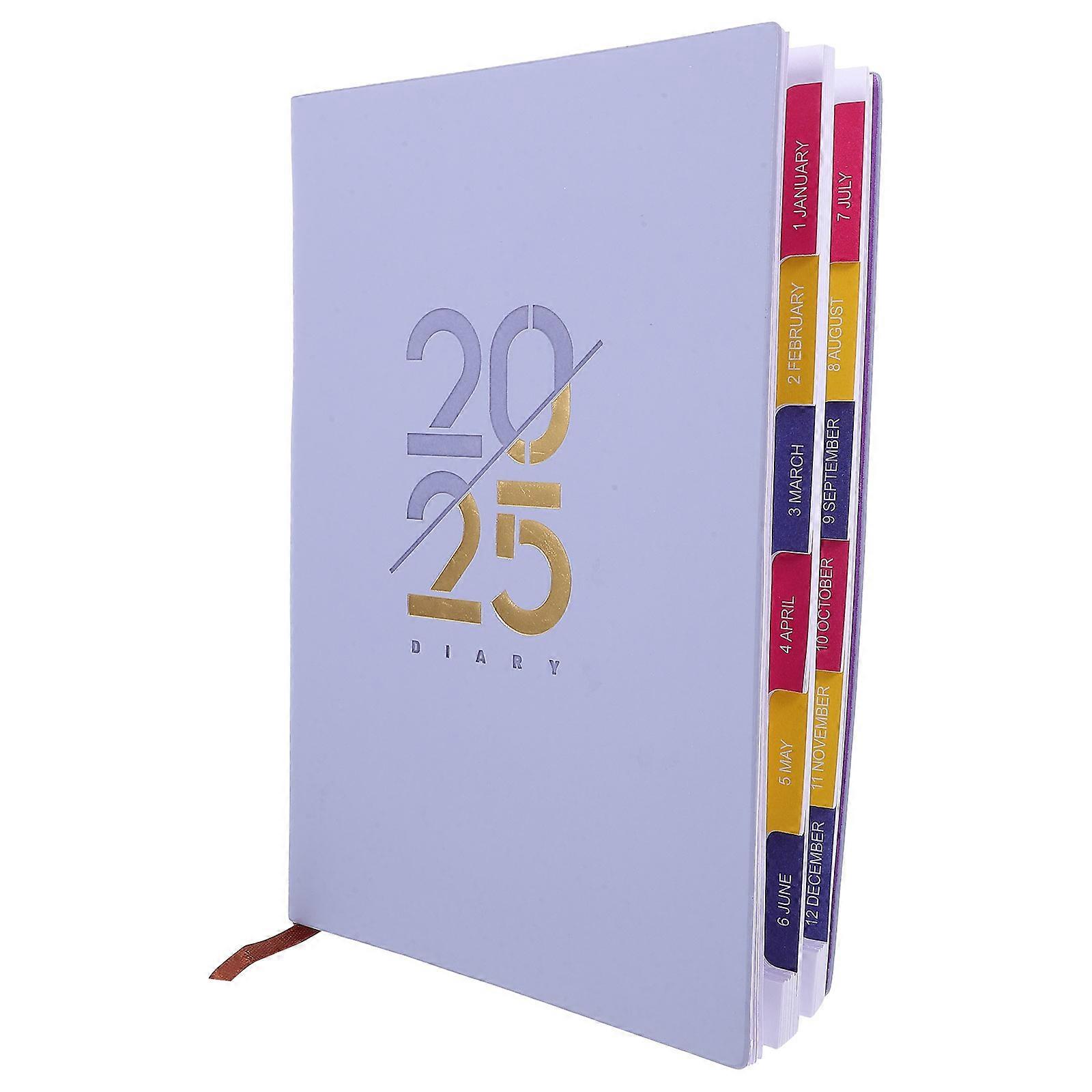 Monthly Planner Academic Notebook Design Daily Planning Purple 21.00X14.70X1.80CM 1Pcs