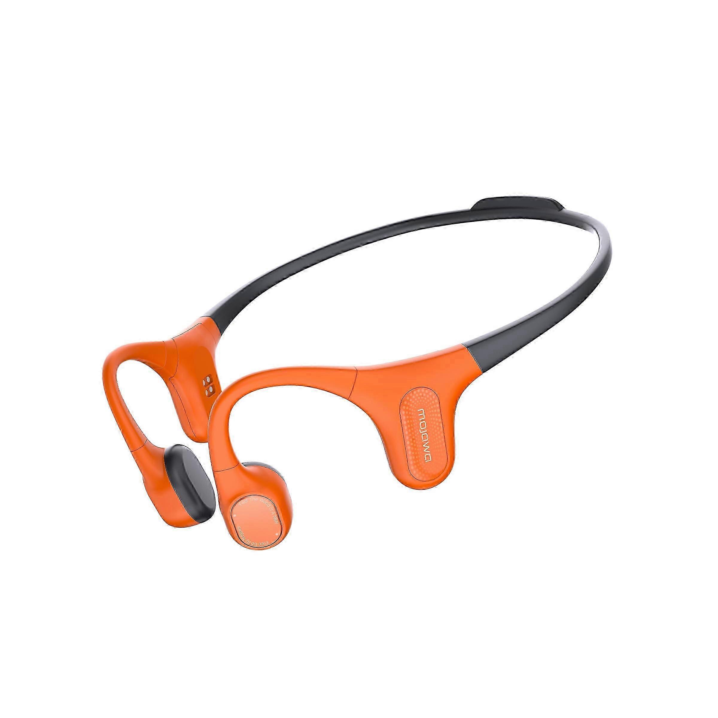 Wireless bone conduction headphones for running and cycling