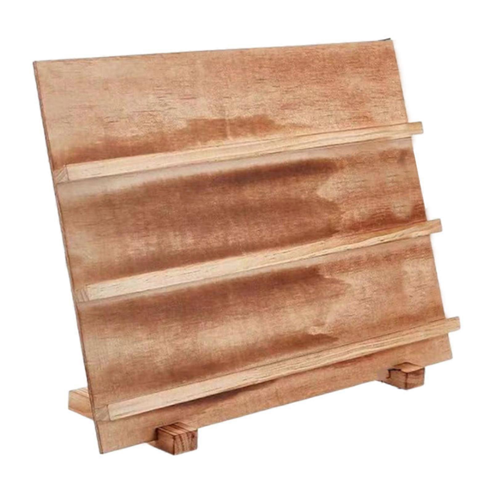 Wooden Earring Display Stand Jewelry Display Rack Rings Practical Bookmarks