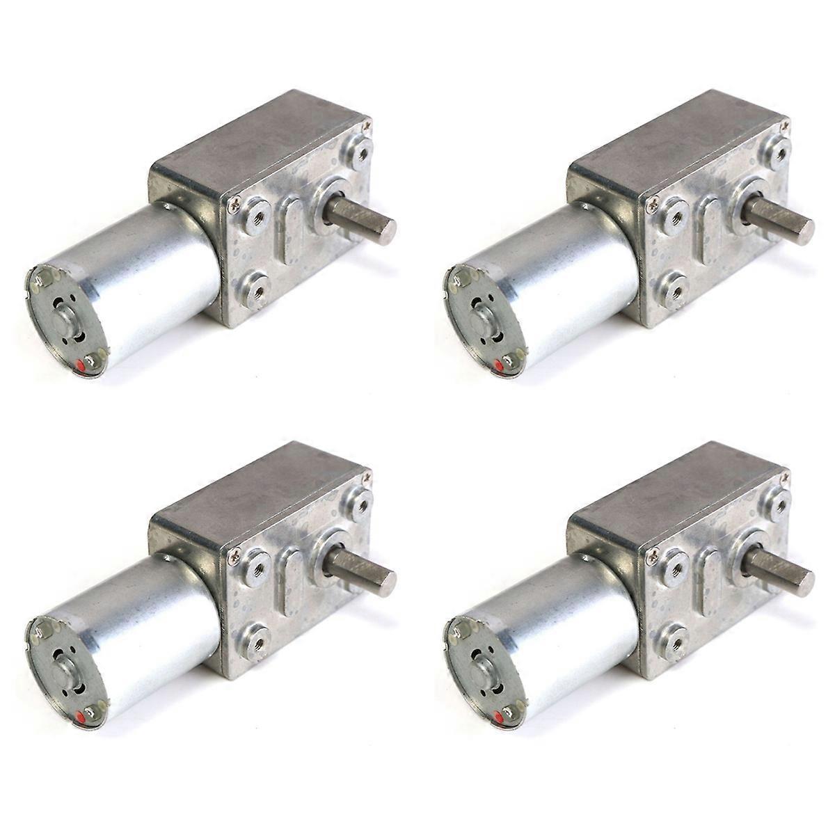 GW370 12V 6rpm Reversible High Worm Geared Motor Torque DC Motor 35A