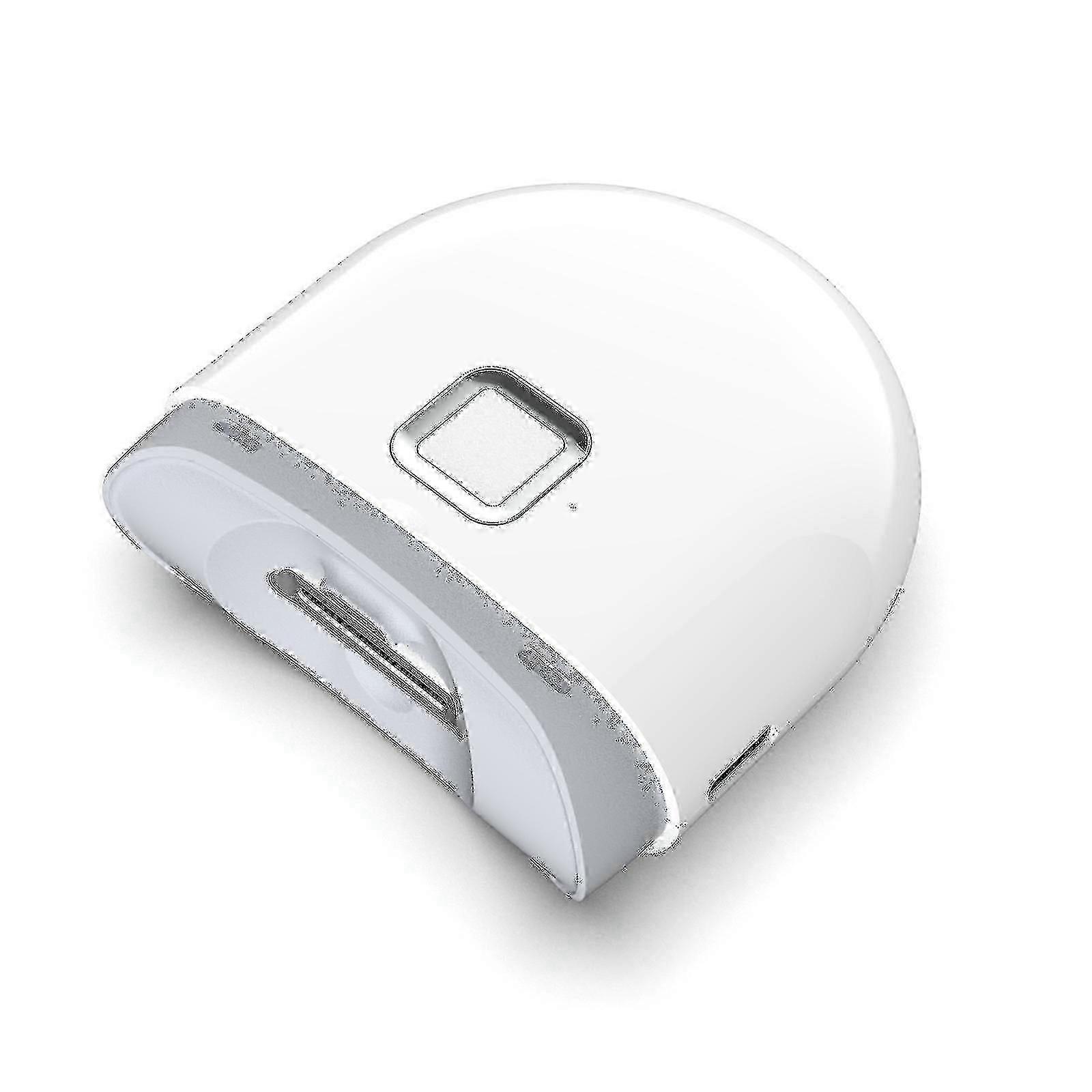 Elektrischer automatischer Nagelknipser mit Licht, Fingernagelschneider und Feile 2 in 1 Design, Nagelreste Aufbewahrung, USB wiederaufladbare Sicherheit Weiß Zekai-Gut