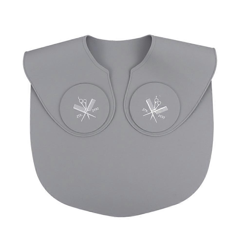 Peleryny do włosów do salonu Kołnierz do strzyżenia włosów Szal Szal Salon Neck Guard Pad Szary prostokątny styl Zabiegi na włosy 1Pack