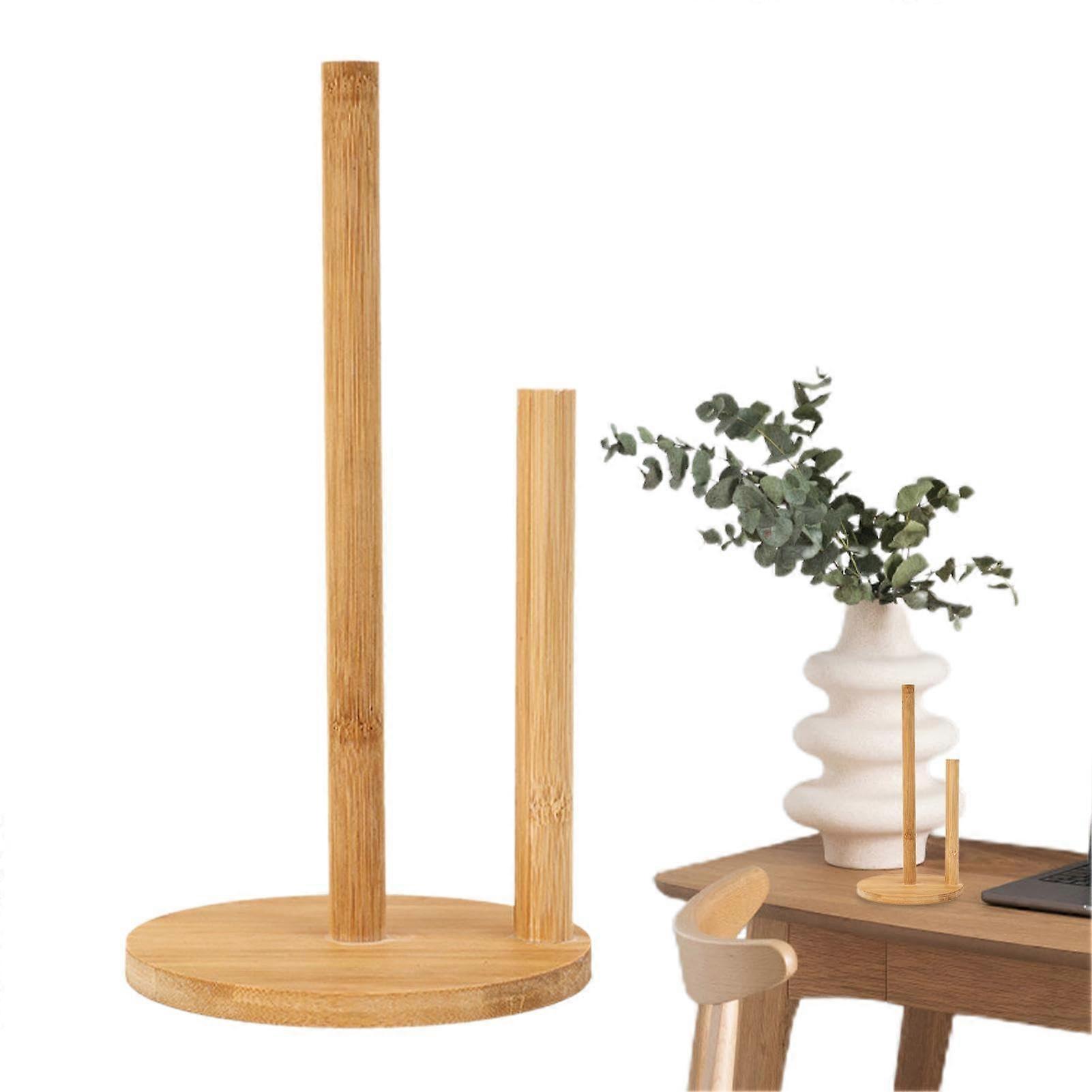 Vertical Paper Towel Holder, Natural NonSlip Base, 28.4 X 14.5 Cm