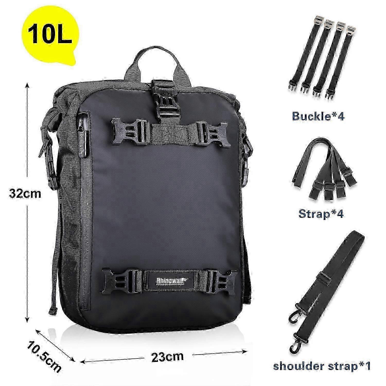 Waterproof Rear Tail Bag for Motorcycles - Durable Luggage Storage Solution