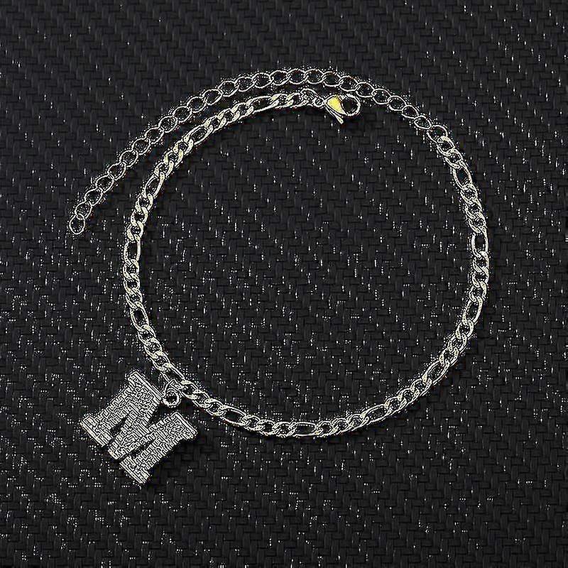 Gold Stainless Steel Initial Anklet