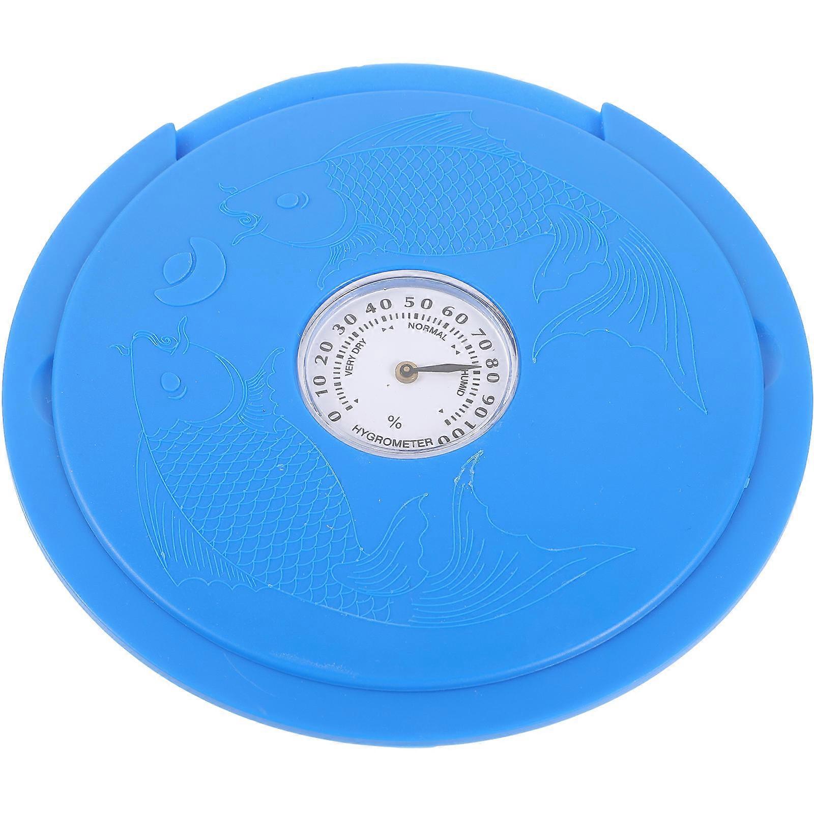 Acoustic Guitar Hygrometer Round Guitar Humidifier Hygrometer Function Acoustic Guitar Accessory 1Set