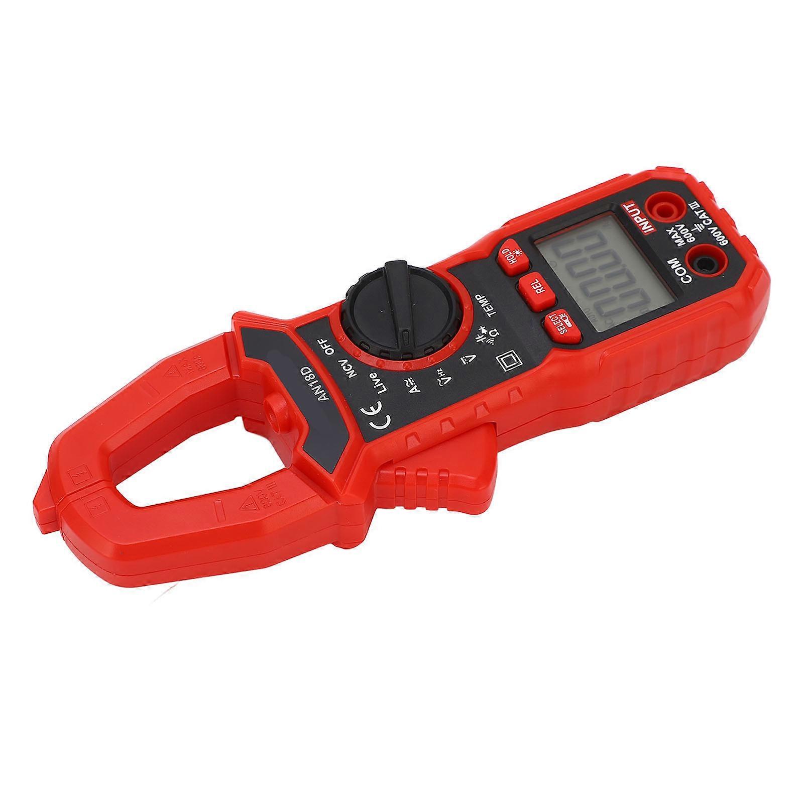 Digital Clamp Multimeter 6000 Count High Accuracy AC DC Current Voltage Capacitor Resistance Diode Meter 