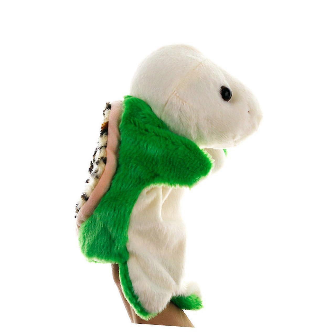 1 piece turtle puppet hand puppet storytelling marionette story puppets green