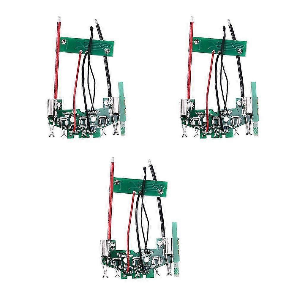 3 قطع BAT610 18V بطارية ليثيوم ثنائي الفينيل متعدد الكلور لوحة دوائر حماية الشحن لبوش 18V - البطارية