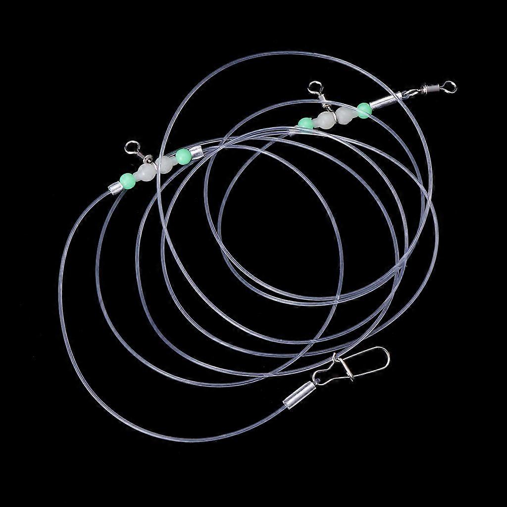 Fishing Line Swivel Night Beads Pin Roll Connector 1-Set Glow-In-The-Dark For Lures