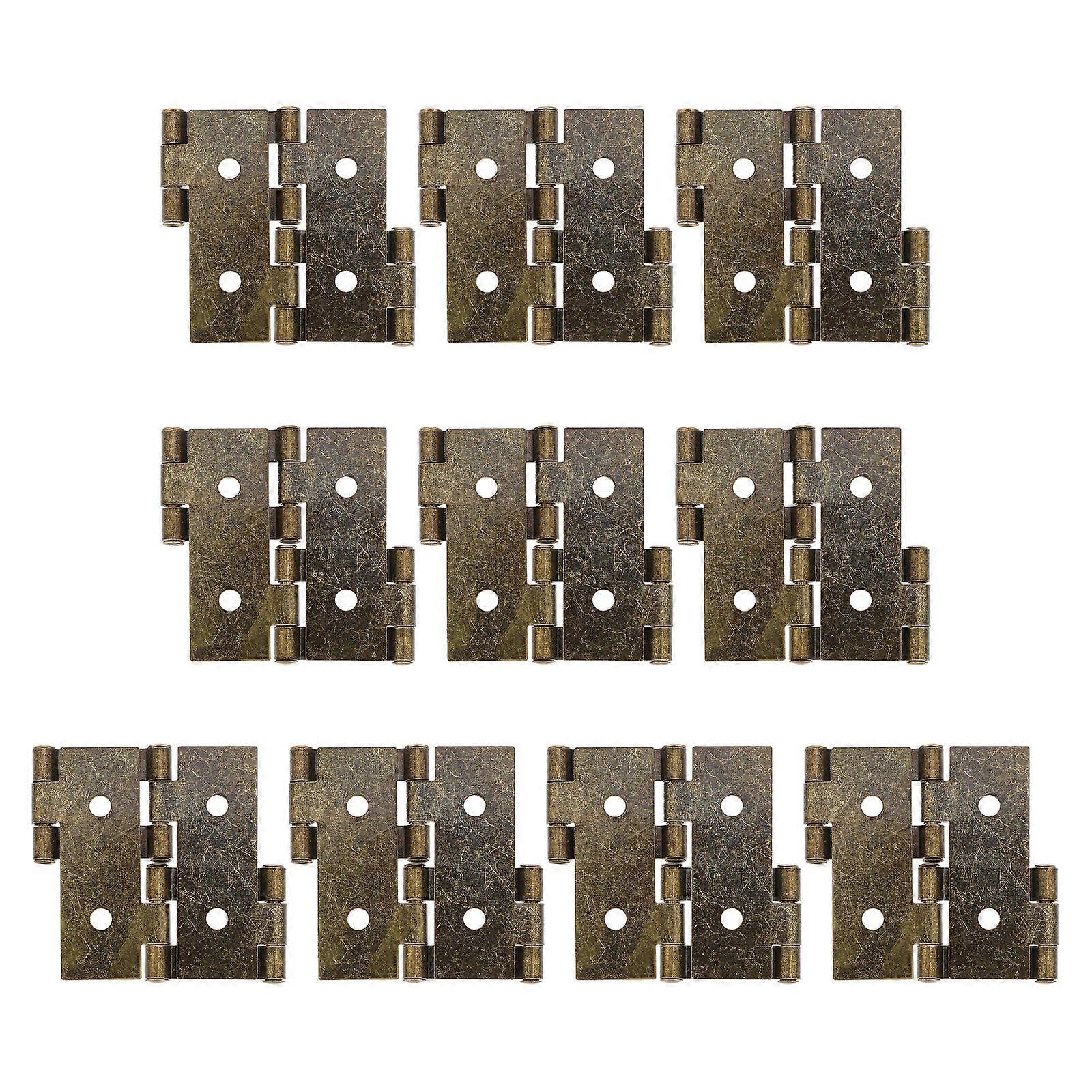 Decorative Screen Hinges Iron For Repairing Retro Style 4.7x4.5CM 10Set