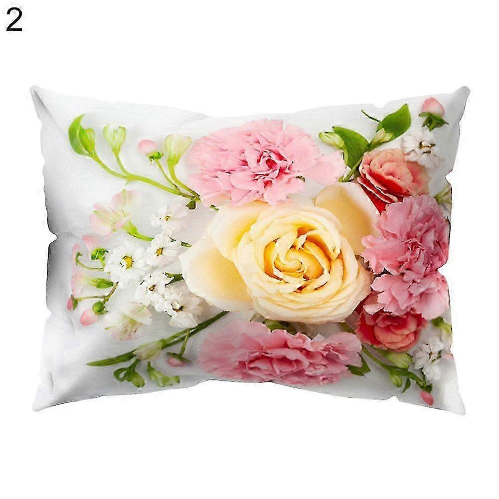 Solros Ros Blomma Örngott Kuddfodral För Vardagsrum Soffa Bil Soffa Dekor Design
