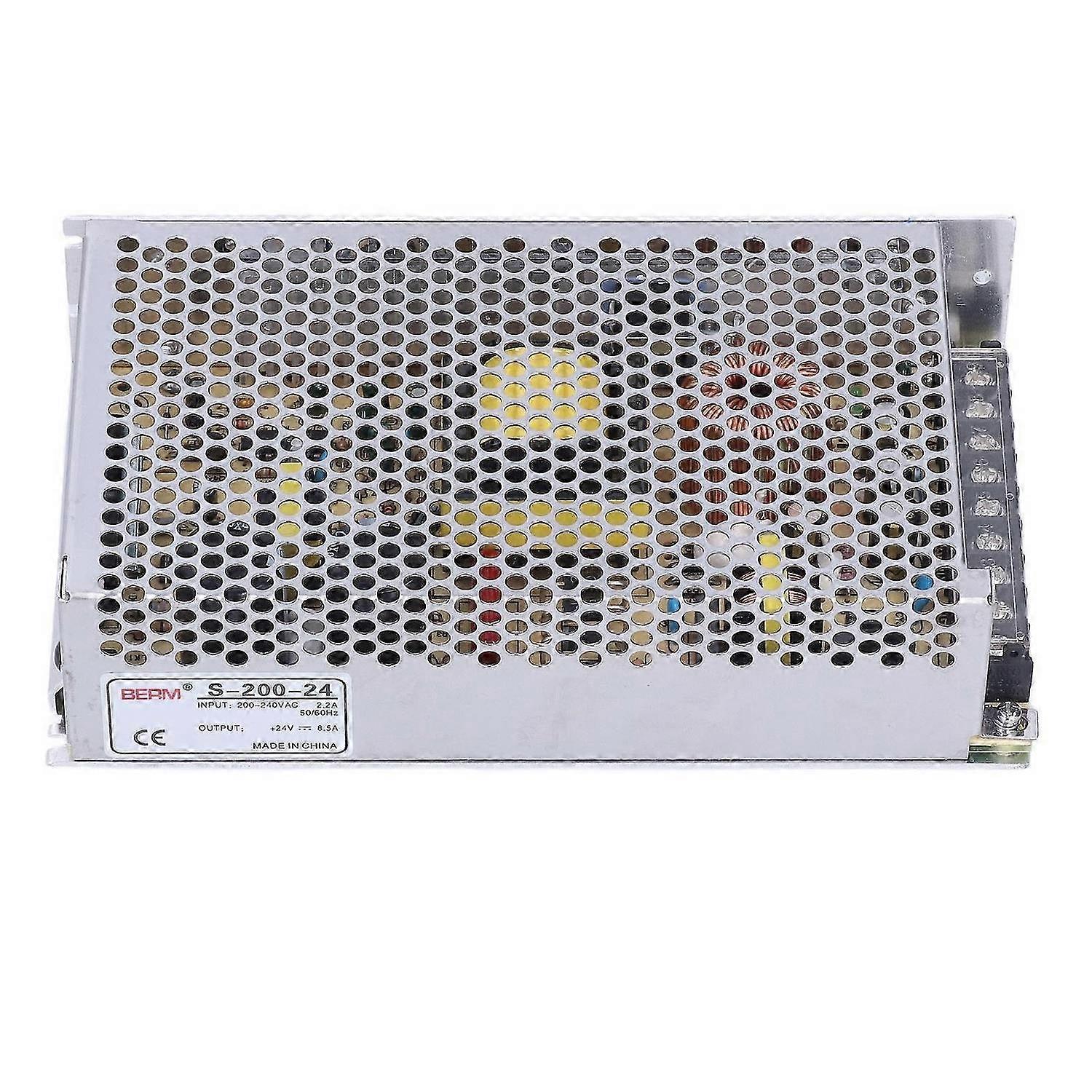Switching Power Supply Hollow Stable DC Power Supply Transformer for LED Strip Computer Project Monitor Camera AC240VS-200-24