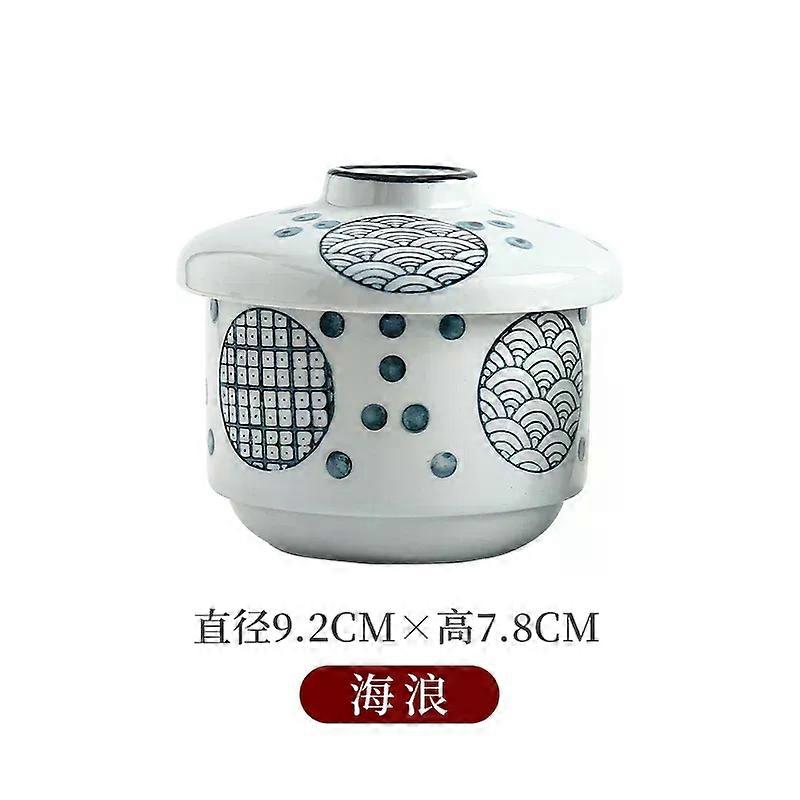 Japanese Style Ceramic Small Stew Pot with Lid