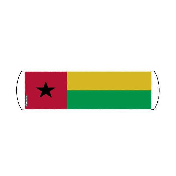 Flag - Multicolored - Guinea-Bissau - 17 x 50 cm - Waterproof fabric - Lightweight and durable