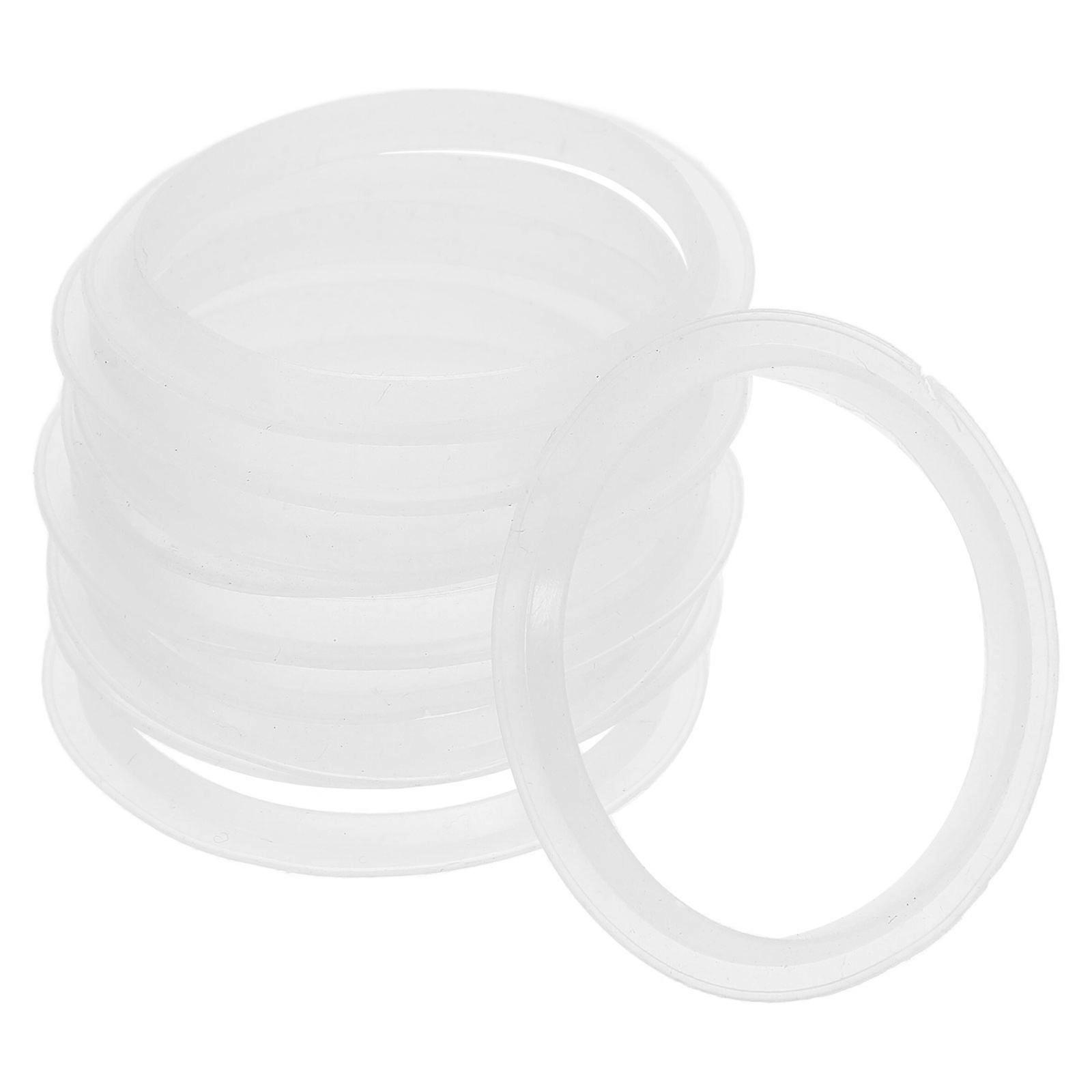 Basin Drain Washer Tight Fixtures Transparent Shape Prevent Water Escape 10Pcs