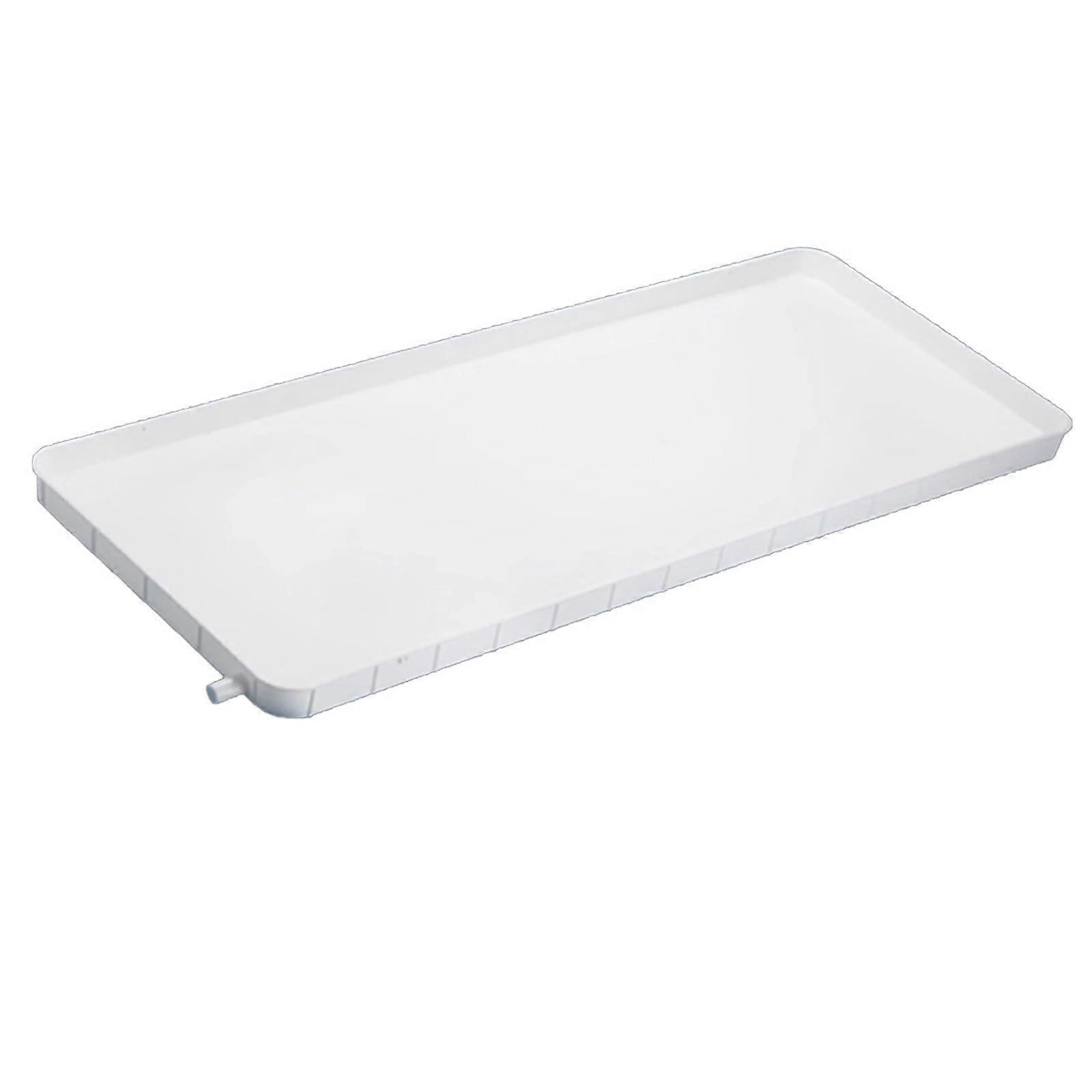 Plastic Drip Pan, Drain Tray, Complete Accessories, Strong LoadBearing Capacity, Not Easy to Deform, for Indoor and Outdoor Air Conditioners (Small)