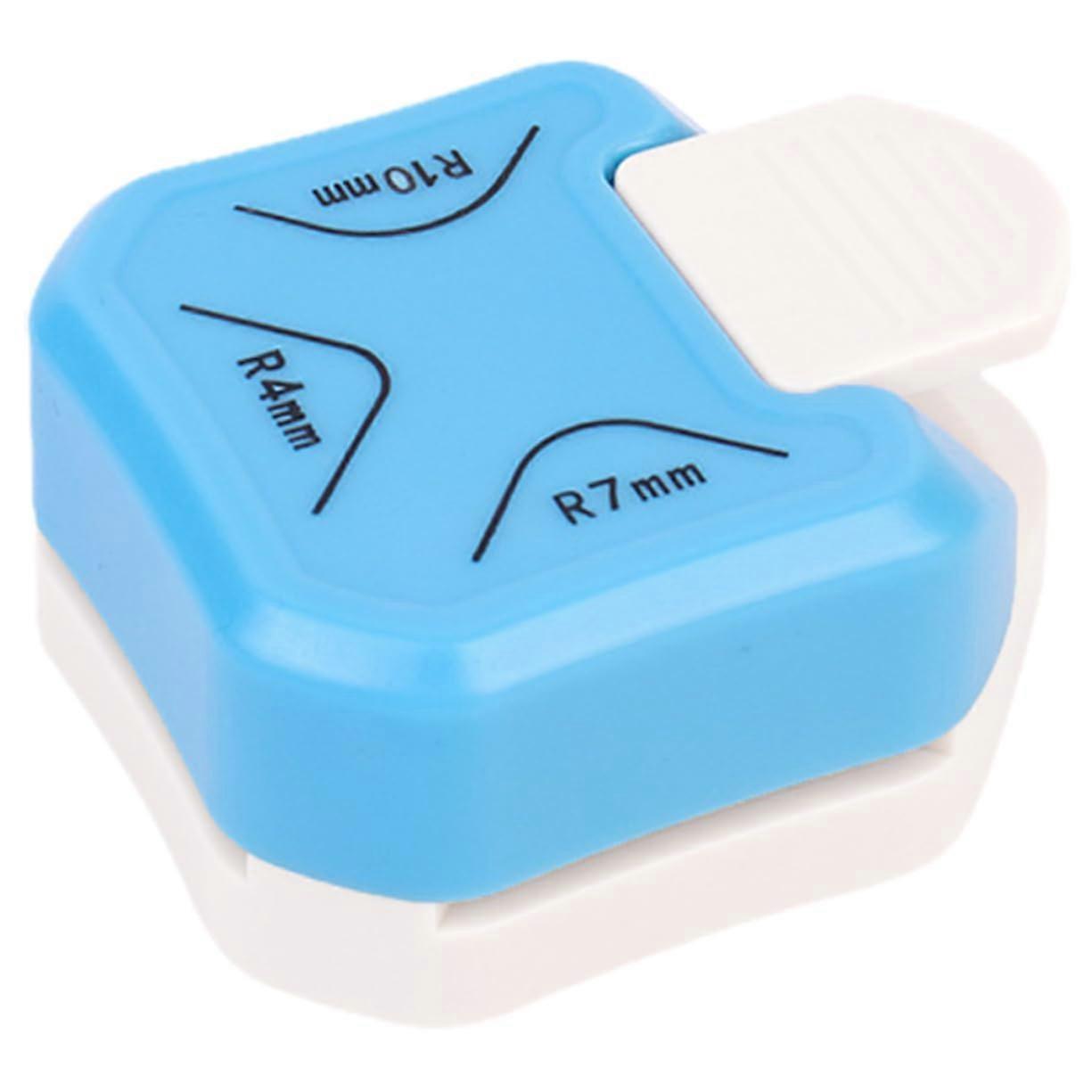 Earring Card Craft Punch Three Hole Punch for Scrapbook Paper, Small Corner Cutter, Round Knife Chamferer, Fillet ABS Material