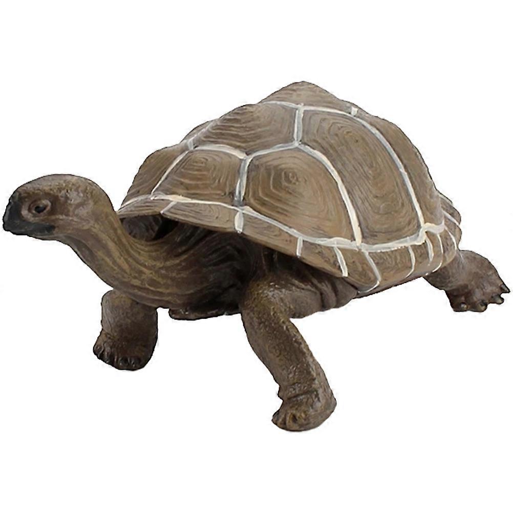 Realistic Turtle Model Figurine, Solid Plastic Tortoise for Educational Animal Learning, Garden or Desktop Decoration to Inspire Imagination and