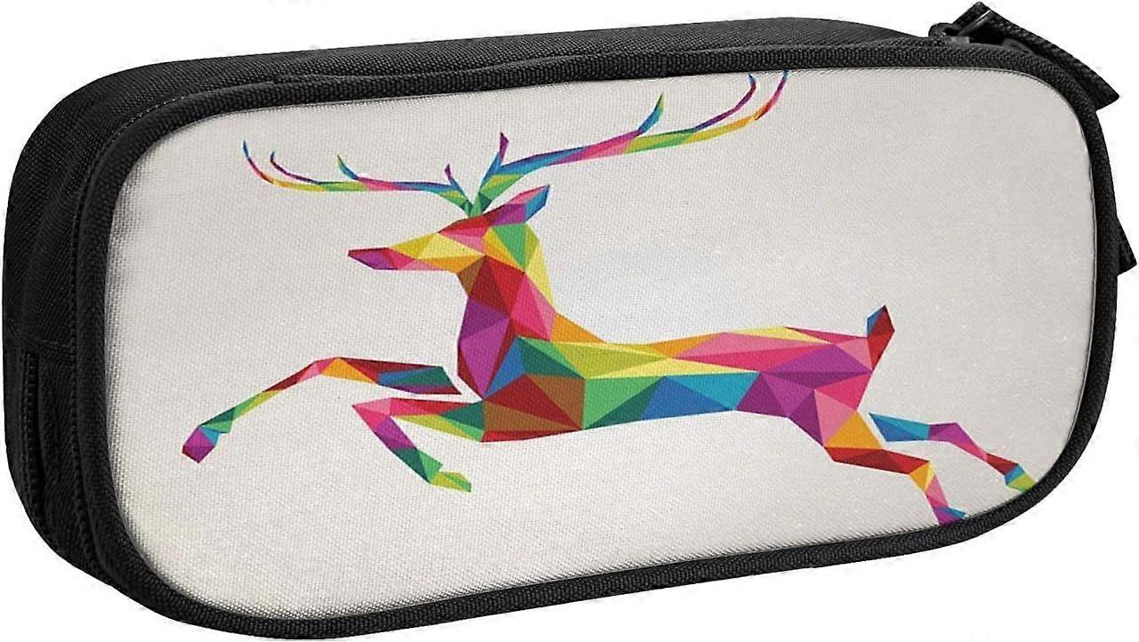 xc311 Nineties Ice Cream Pineapple Pencil Case for Desk Organization - Compact Oxford Cloth Pouch to Declutter Workspaces, Drawers xc311