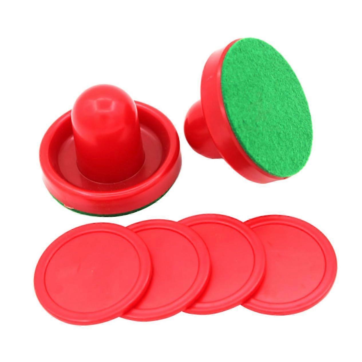 1 Set Professional Air Hockey Accessories with Paddles and Pucks for Table Games, Ergonomic Design for Enhanced Gaming Experience