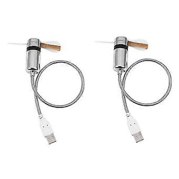 USB Fans Mini with Temperature Display
