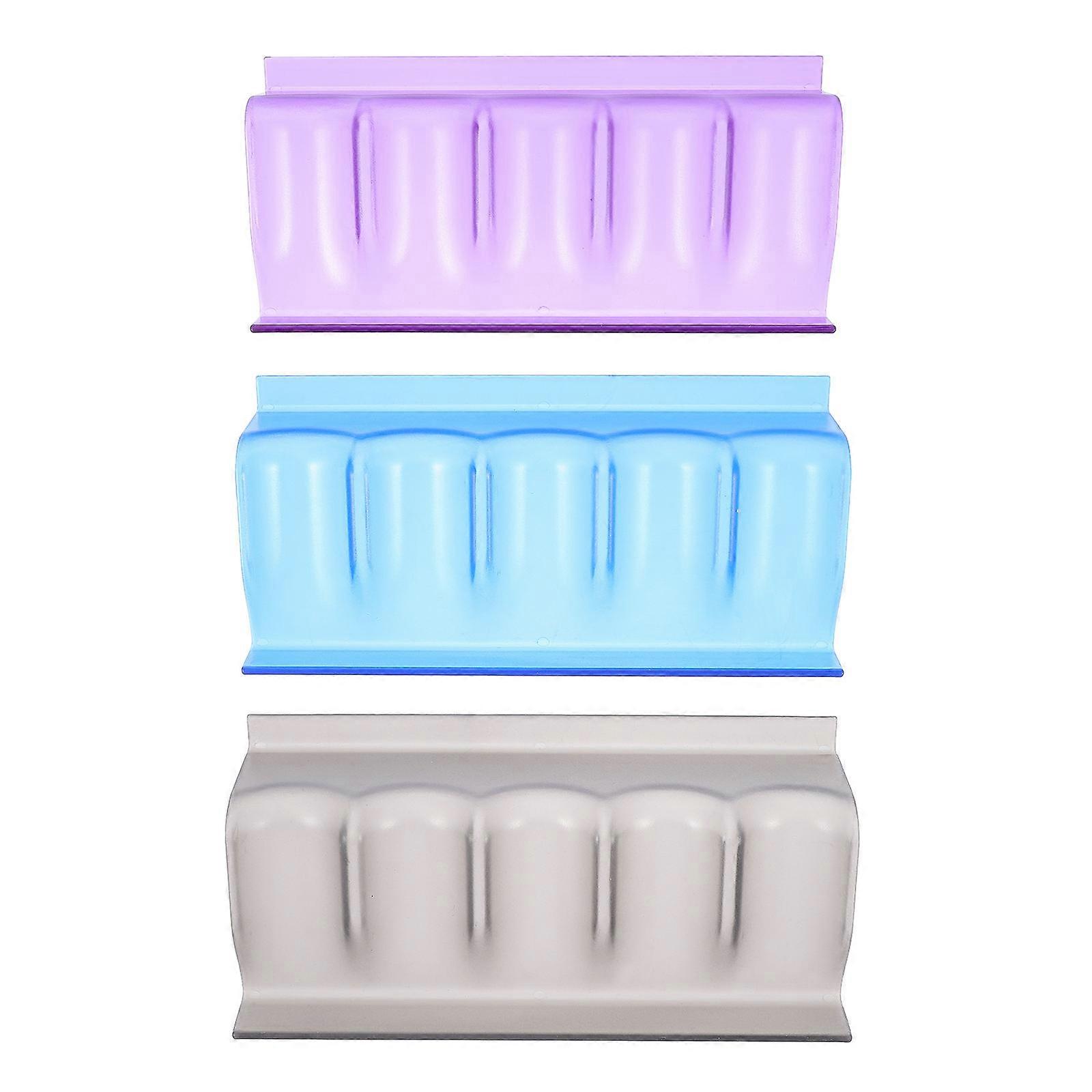 Oil Bottle Holder Essential Oils Stand Display Rack Living Space ABS Material 5 Slots Design 3Pack