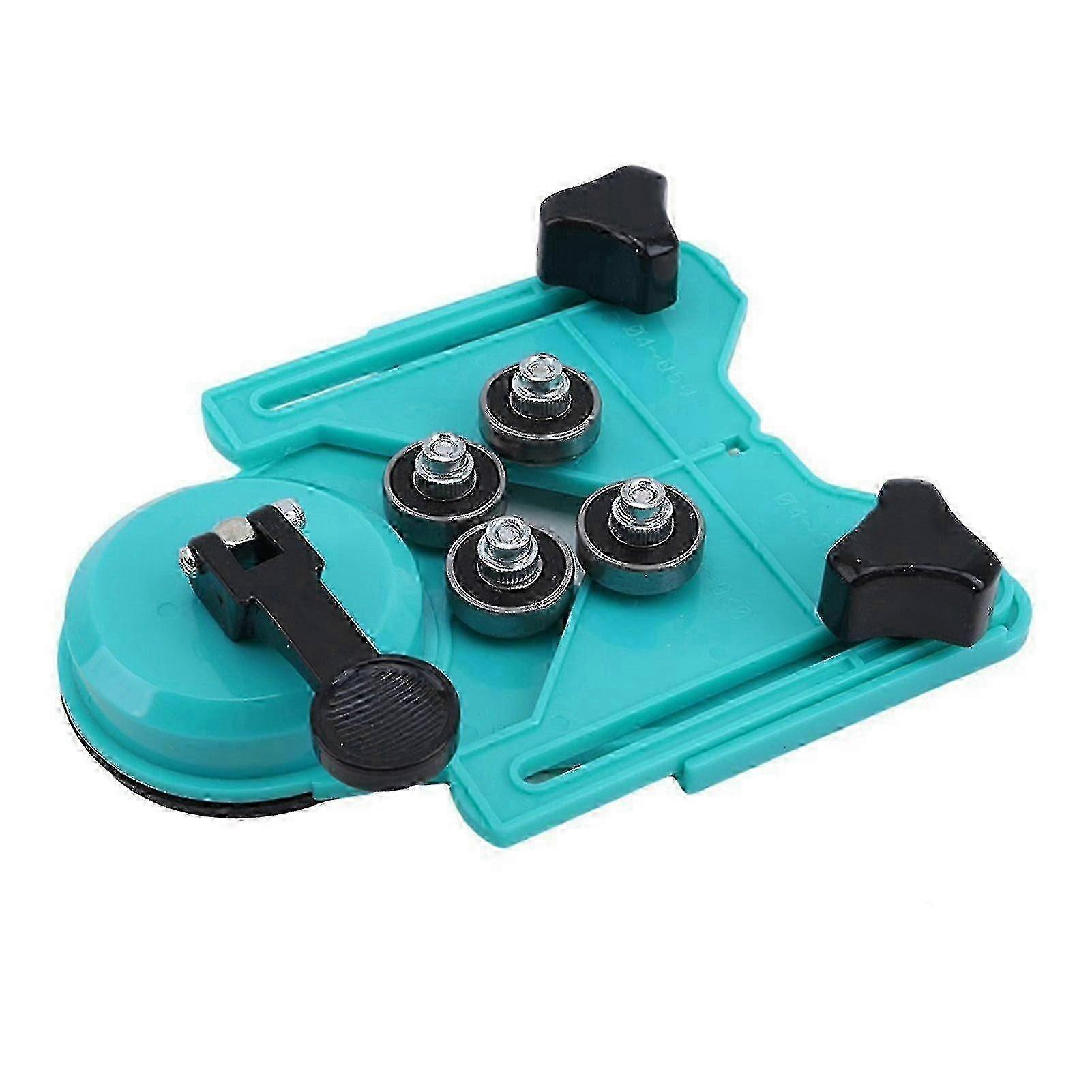 Adjustable Hole Saw Centering Locator & Suction Holder - Drill Bit Guide Jig Fixture for Precise Hole Cutting & Accurate Alignments