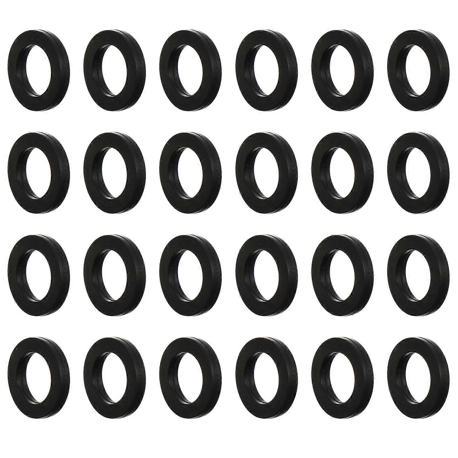 100 Pcs NBR Rubber Gasket Sealing Washers for Plumbing Gas Connections, Leak Proof Flat Rings for Mechanical Assemblies, Easy Installation, Excellent