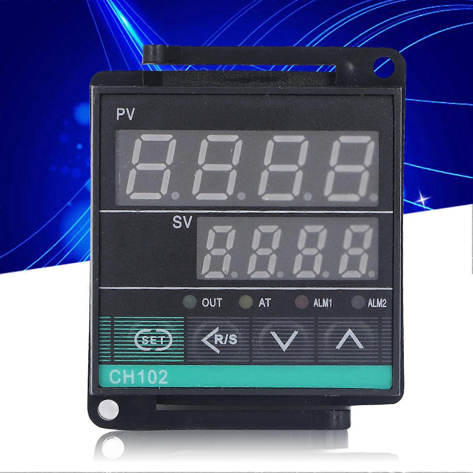 PID Temperature Controller Intelligent Digital Thermostat K Type CH102FK02-MxAN AC220V