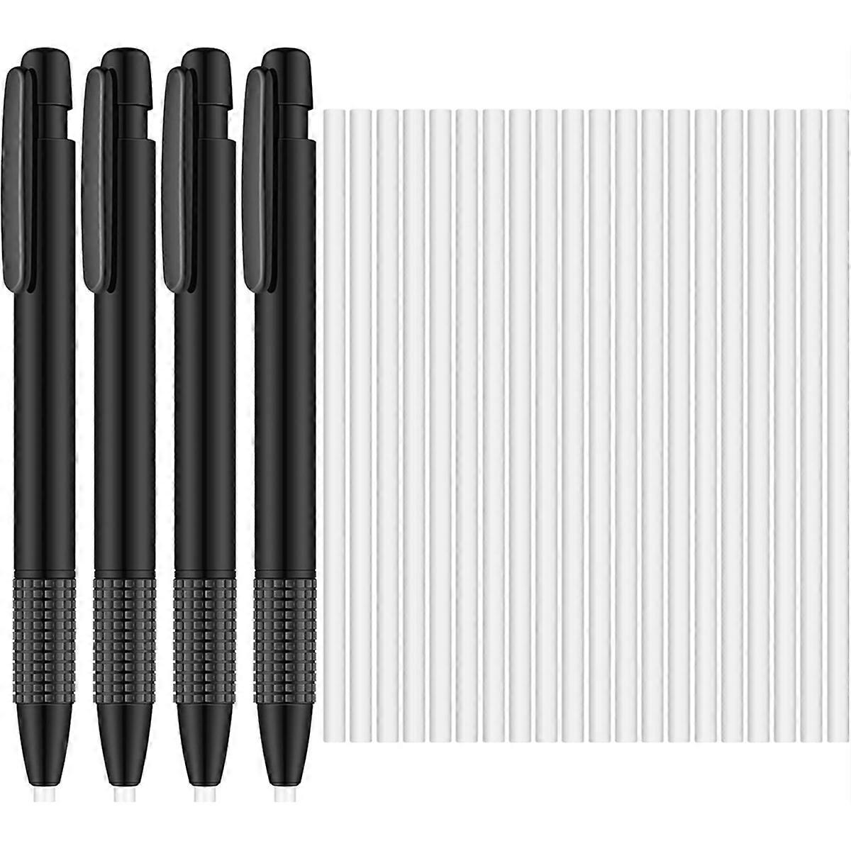 Retractable Eraser and Refill Mechanical 3.8mm Art Eraser 4PCS