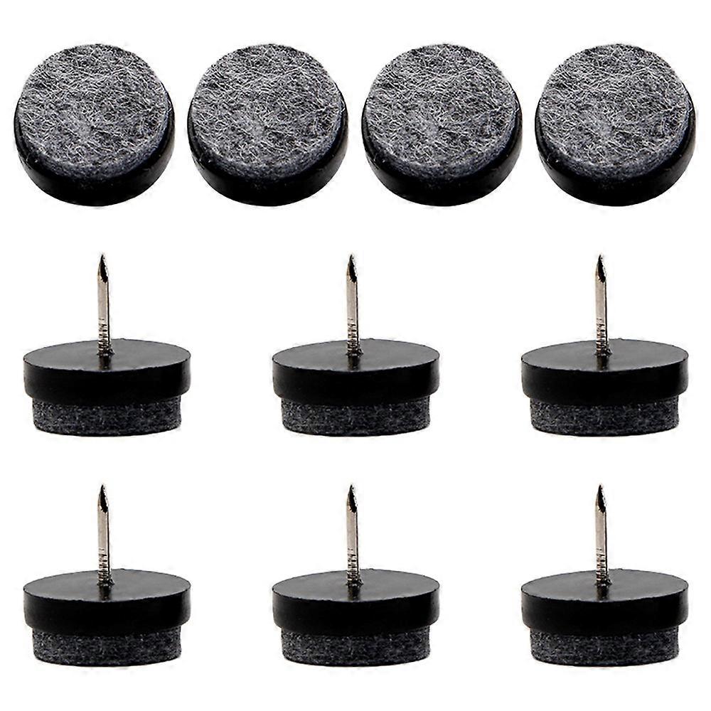 10Pcs / Set 22mm Chair Table Furniture Leg Bottom Feet Pad Noise Reduction Floor Protector Nail